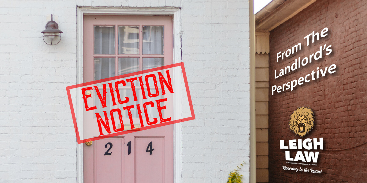 Illustration depicting eviction from the landlord's perspective