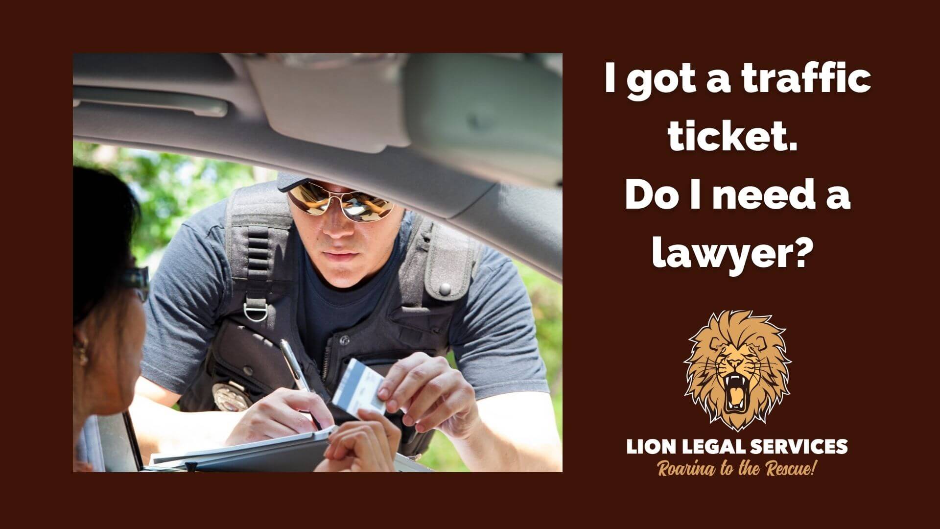 Feature image for the blog post “Do I need a lawyer for a traffic ticket?”