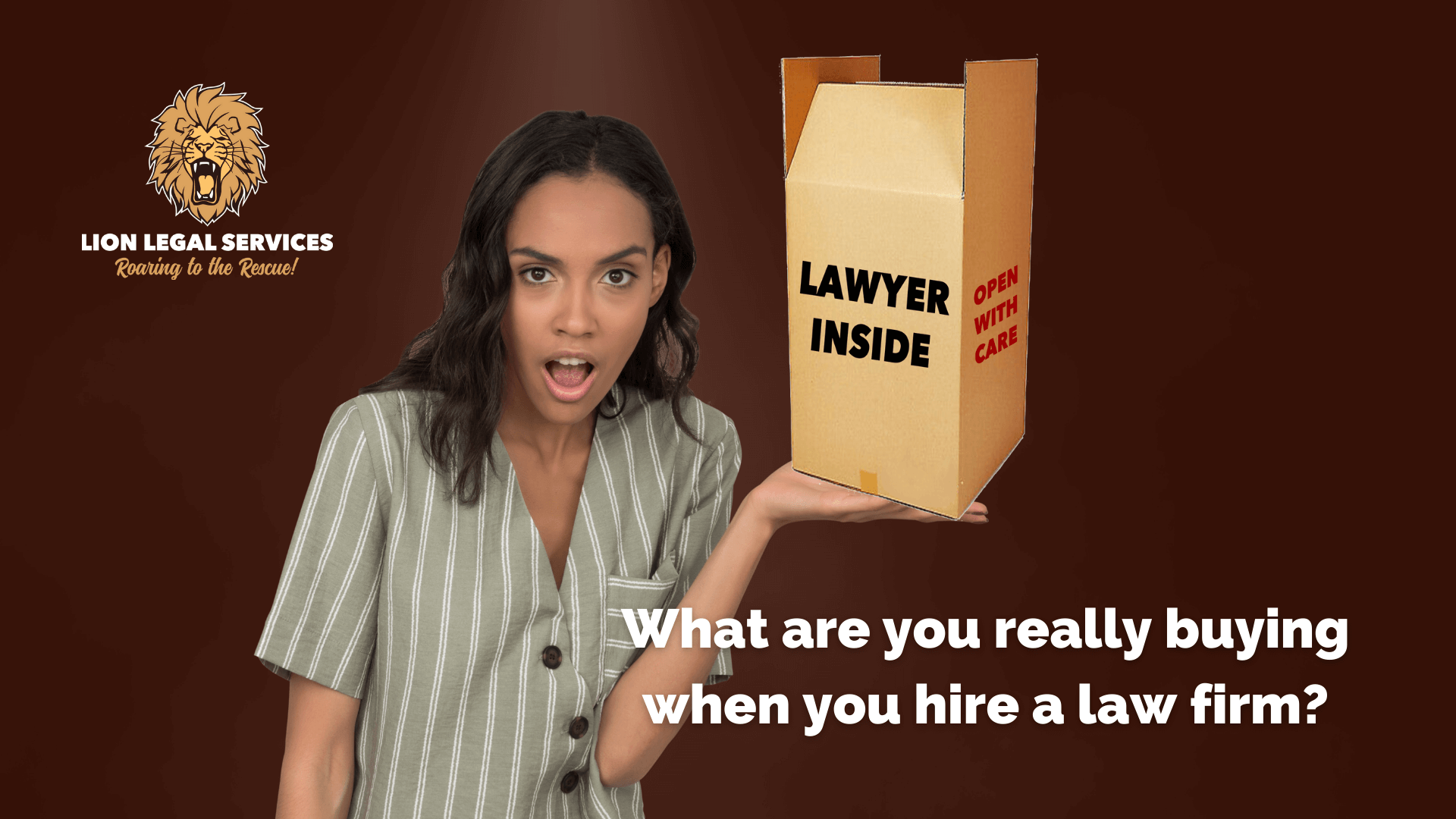 Featured image for the blog post "What are you really buying when you hire a law firm?"